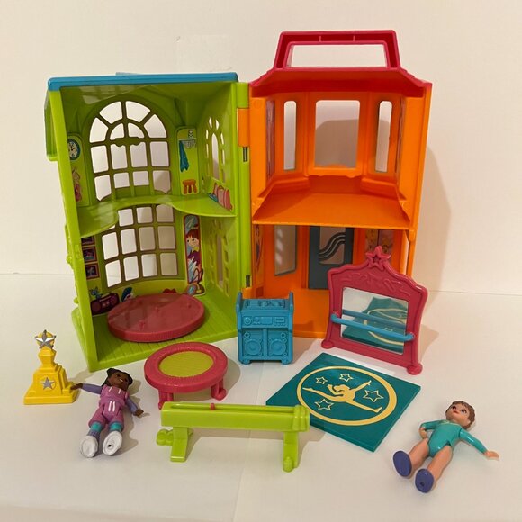 Lot of 2 Fisher Price Playsets Sweet Streets Village Pool Kids & Dance Studio - Picture 15 of 16